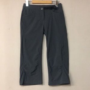 MEC Women’s Taupe lightweight Hiking Capris. Sz 2